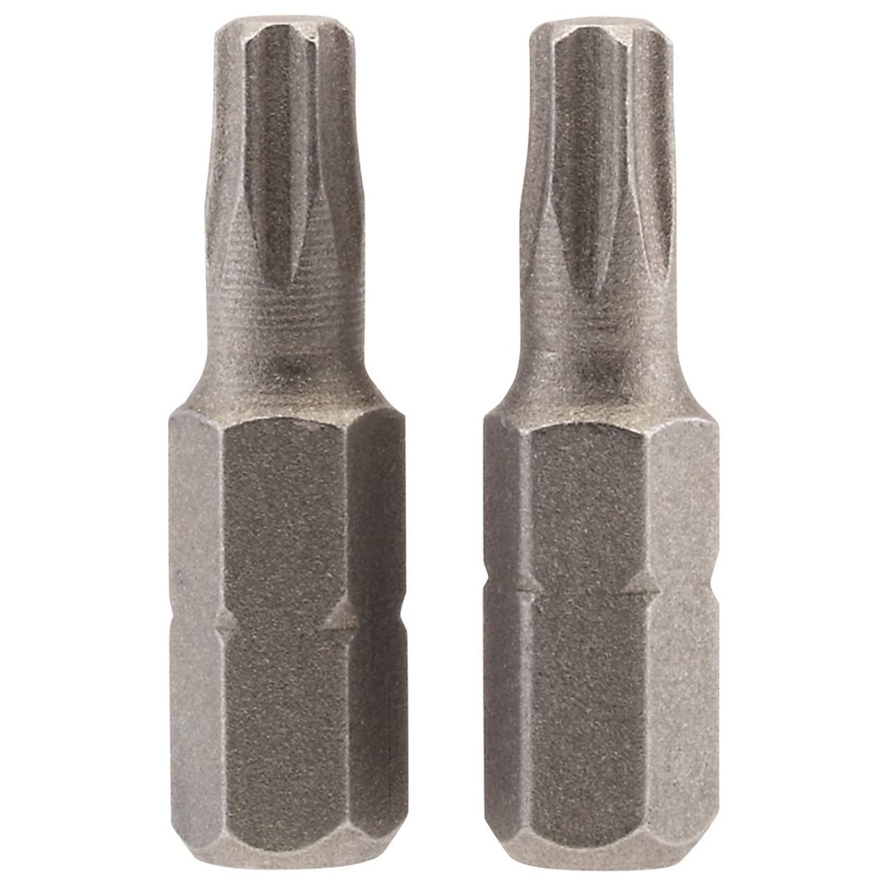 Draper T25 1/4" Hex. Draper Tx-Star Insert Bit 25mm Long X 2 66431 from B&Q