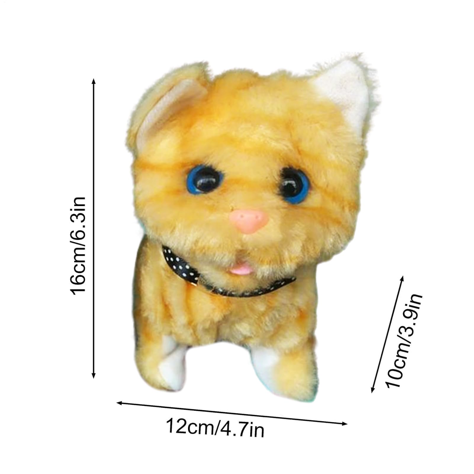 Amazon.co.jp: yupeuooe ロボット猫 | 動くリアルな子猫 - 鳴き声 電子