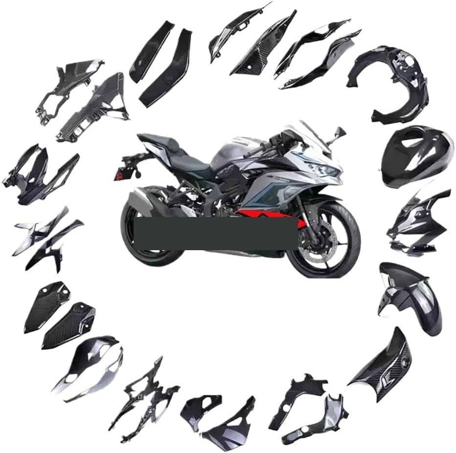 ZX-4RR 3K フルカーボンファイバーフェアリング オートバイフェア