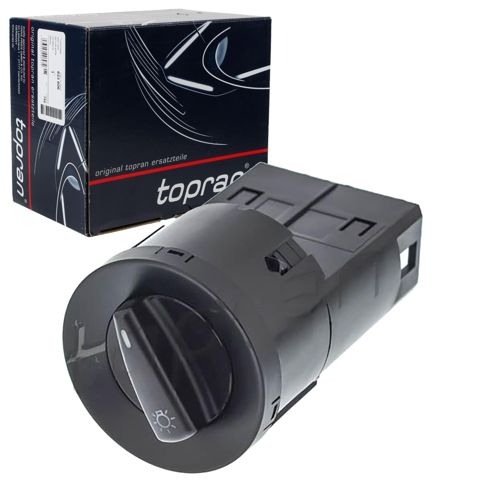 TOPRAN Main Light Switch 109 928 Black