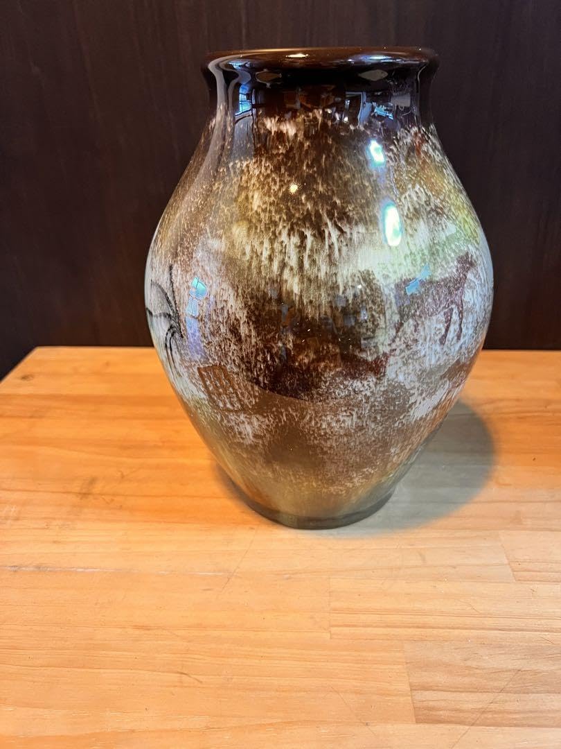 ラスコー洞窟壁画デザイン 陶器の花瓶 【公式通販】 ラスコー洞窟壁画デザイン 陶器の花瓶 【公式通販】