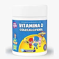 VitaToon Vitamina D Colecalciferol 30 Gomas Sabor Abacaxi Maracujá Maxinutri
