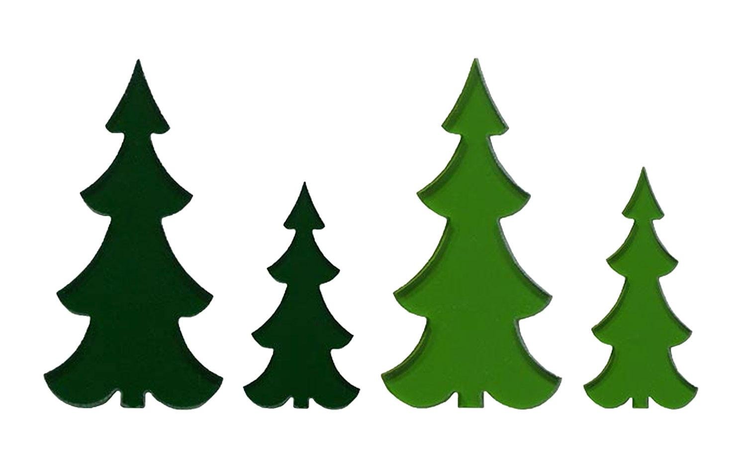 Slim Trees Fusible Pre-Cut Assortment 4 Pack - 90 Coe