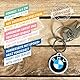 Nostalgic-Art Retro Schlüsselanhänger, Ø 4 cm, BMW – Logo – Geschenk-Idee für BMW Accessoires Fans, Original Lizenzprodukt (OLP), aus Metall, Vintage Design