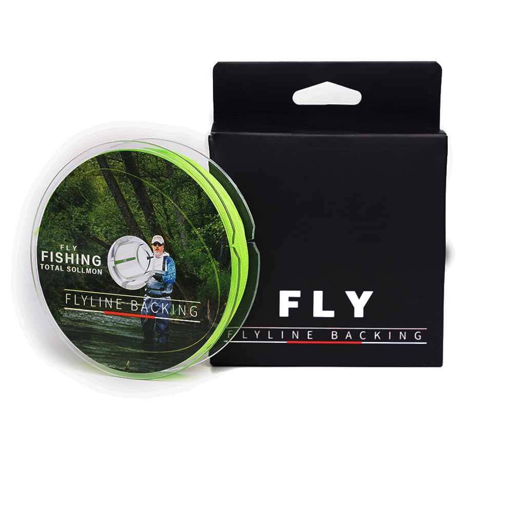Raprance 20lb/30lb Braided Polyester Fly Fishing Dacron Fly Line for Trout, Bass, Salmon, Saltwater, Pike