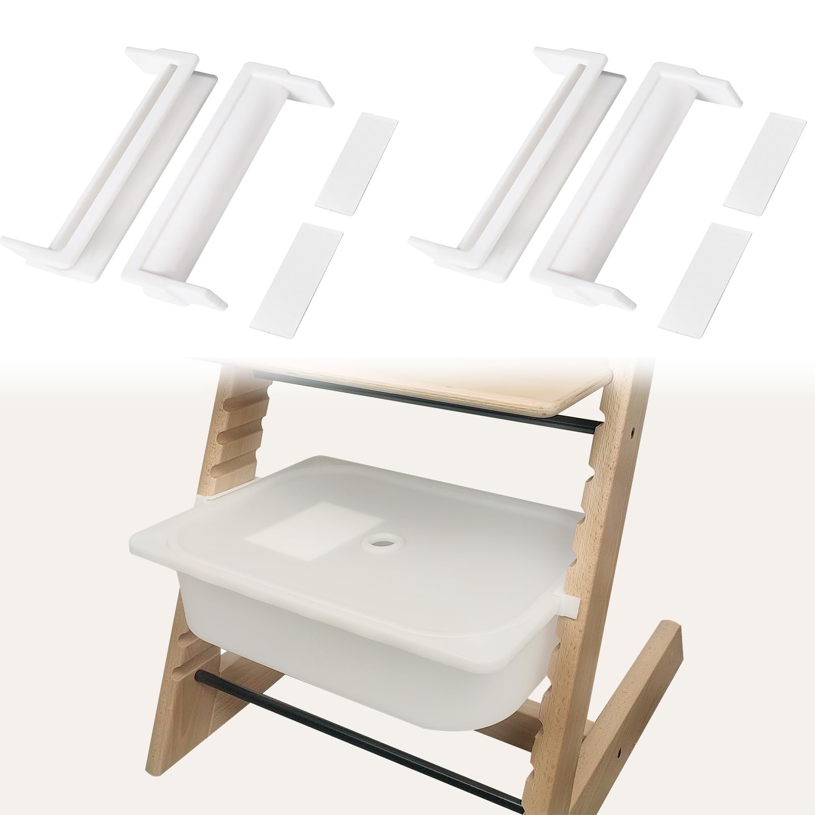 MITCHENIFY Adapters for Stokke Tripp Trapp High Chair & Trofast Storage Bin