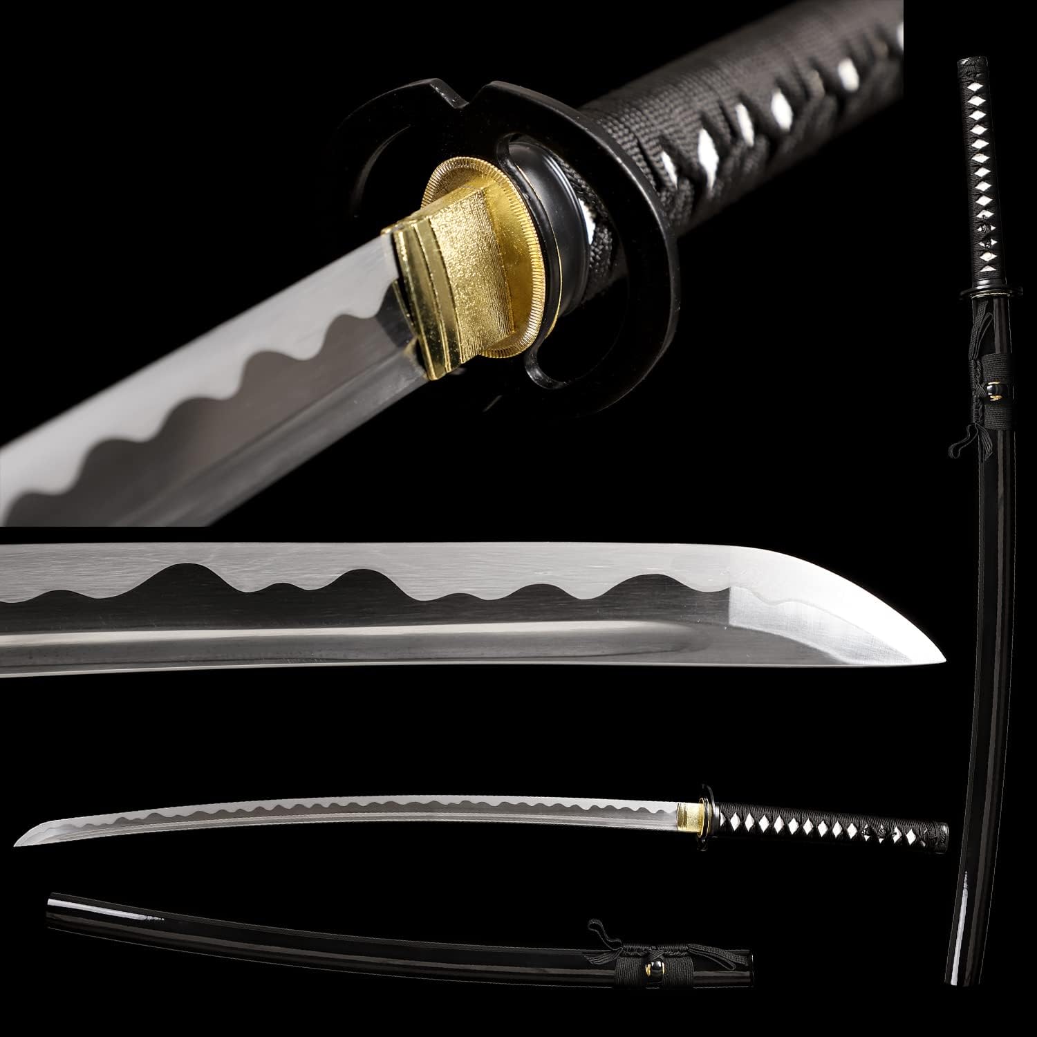 KATOKU 41'' Katana 30'' Wakizashi Japanese Samurai Sword