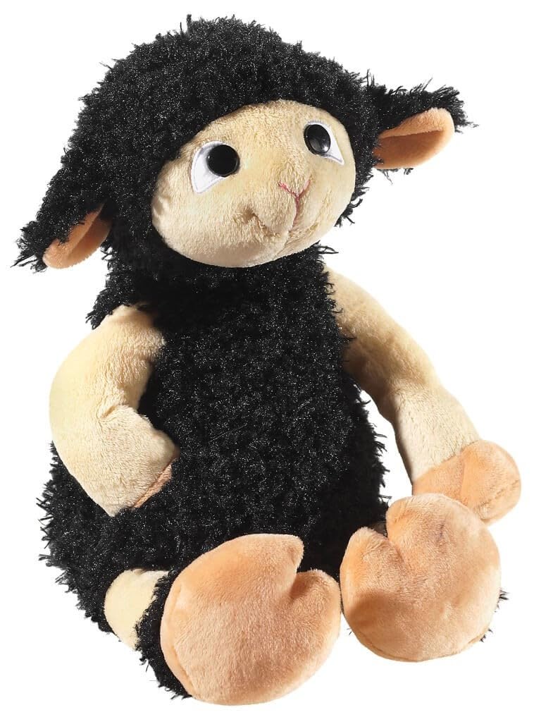 Heunec FRIENDSHEEP Blacky Moonlight Handpuppe – Kuschelige Schaf-Handspielpuppe In Schwarz