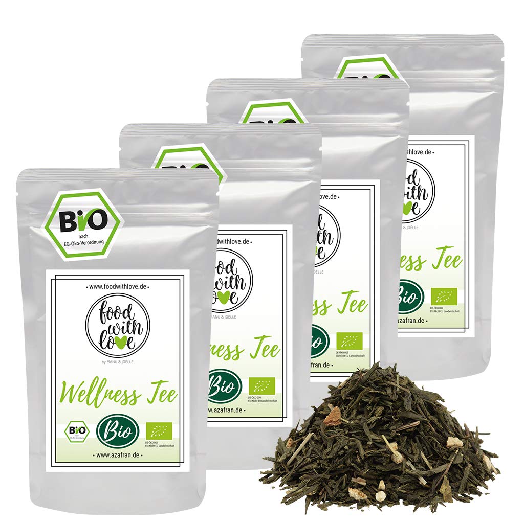 Azafran BIO Wellness Tee Sencha Grüntee/Natürlicher Zitronentee 1kg