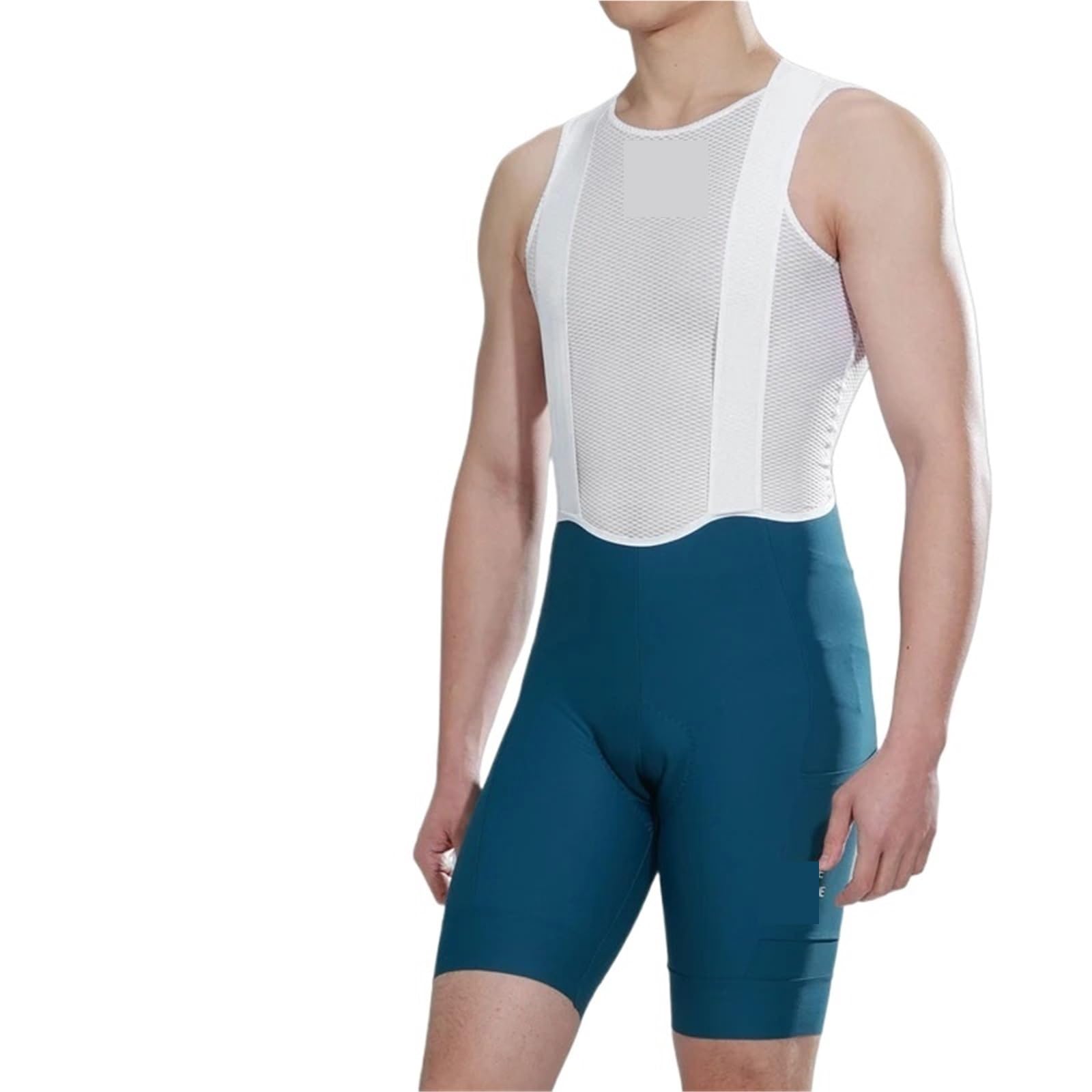 Culote Largo Ciclismo Pantalones Cortos De Ciclismo Verano con Tirantes Acolchados For Hombre, Carretera For, Bicicleta Bolsillo, Ropa Culote con Tirante