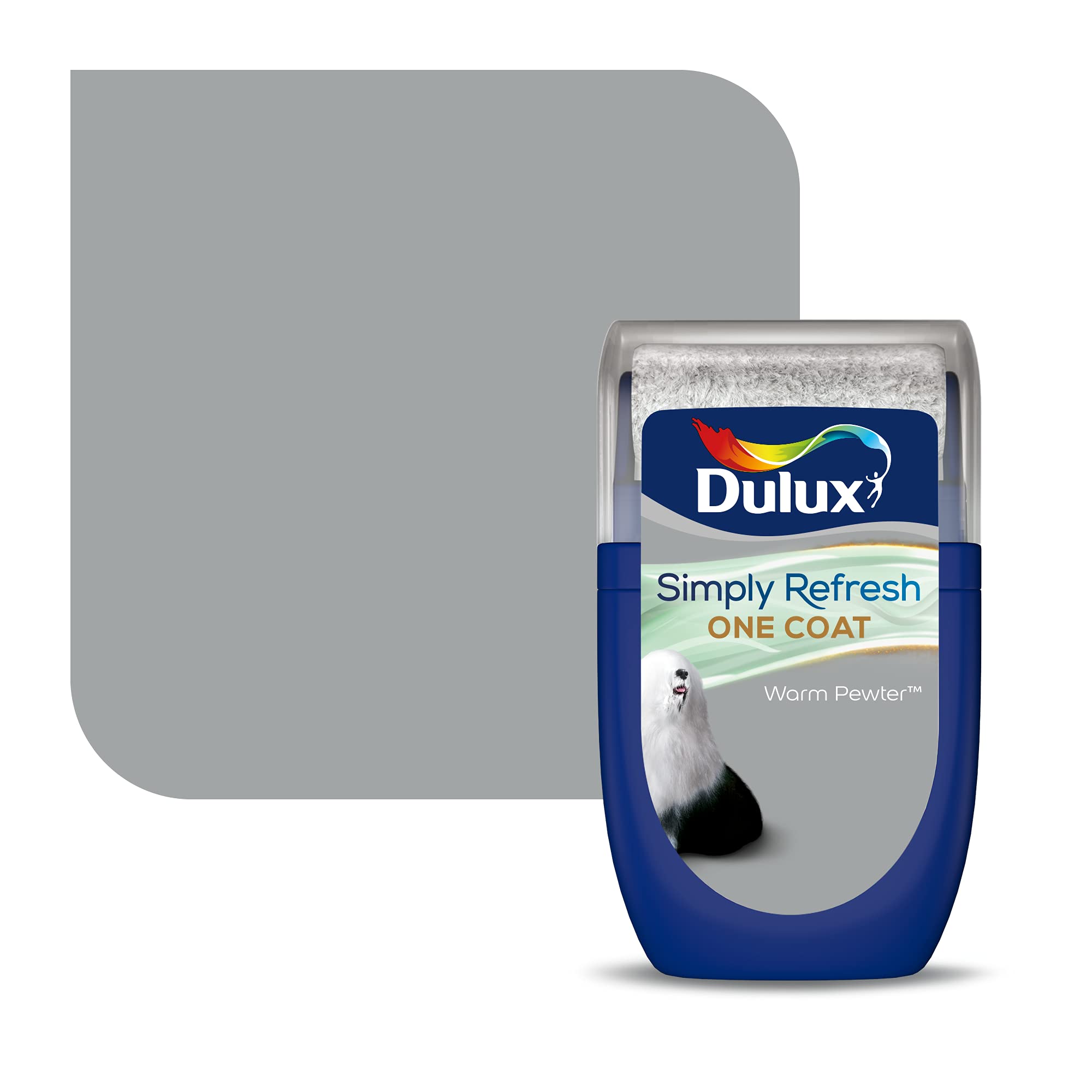 Dulux Warm Pewter Simply Refresh Tester Paint - 30Ml
