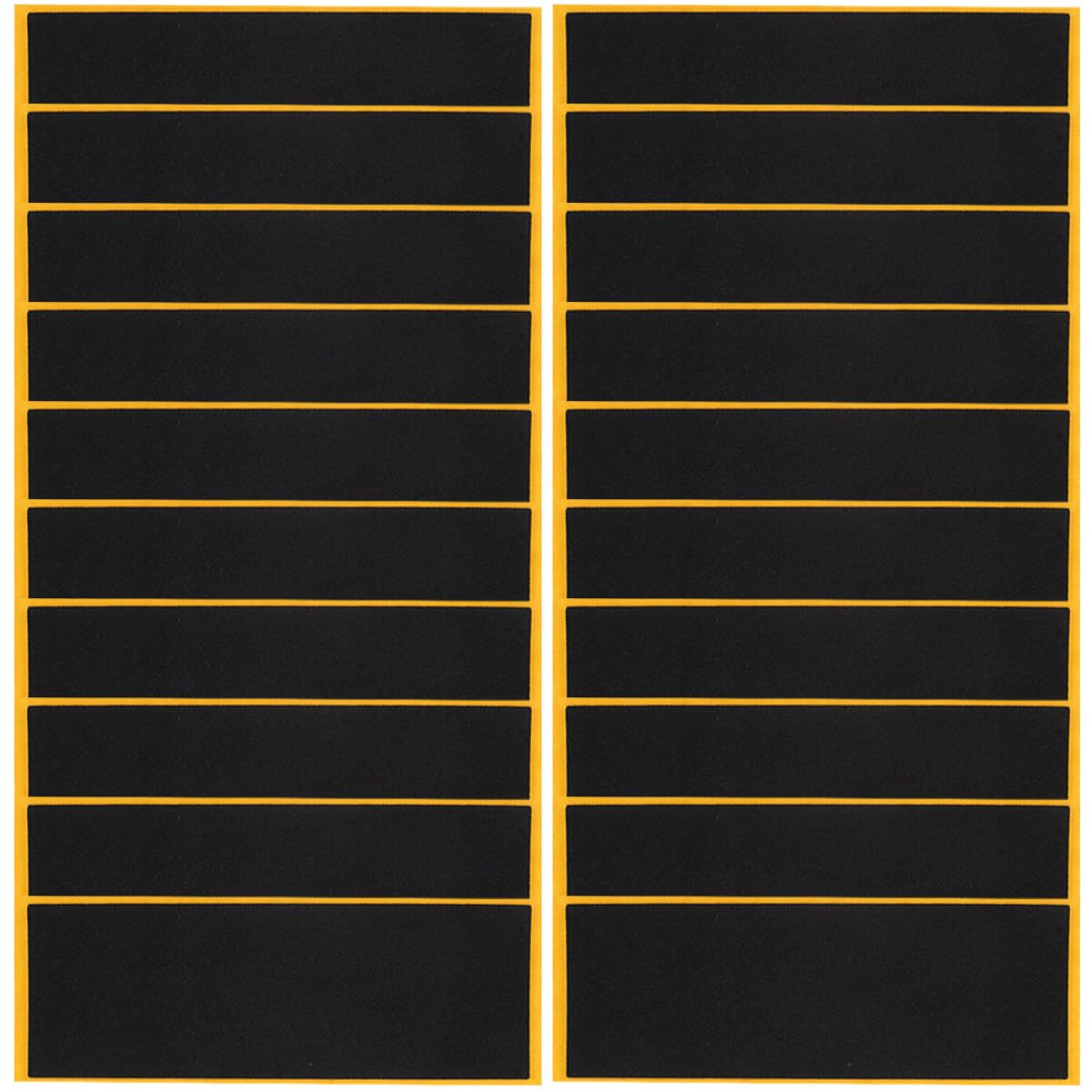 VICASKY Mini Skateboard Grip Tape 20pcs Foam Grip Tape Adhesive Nonslip Stickers for Supplies