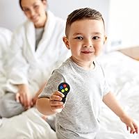 Vista 3 de WTYCD juguete original de concentración Fidget, juego de controlador clásico de goma con 8 funciones Fidget y cordón - Excelente para aliviar