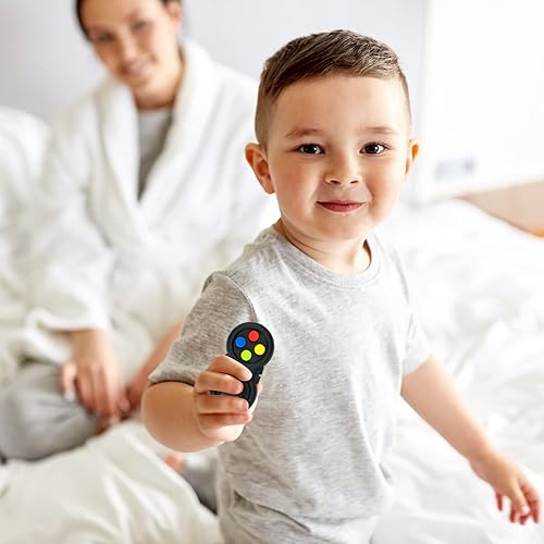 Miniatura 41 de WTYCD El Fidget Retro original: Juego de control clásico de goma Fidget Focus Toy con funciones de 8 vueltas y cordón - perfecto para aliviar