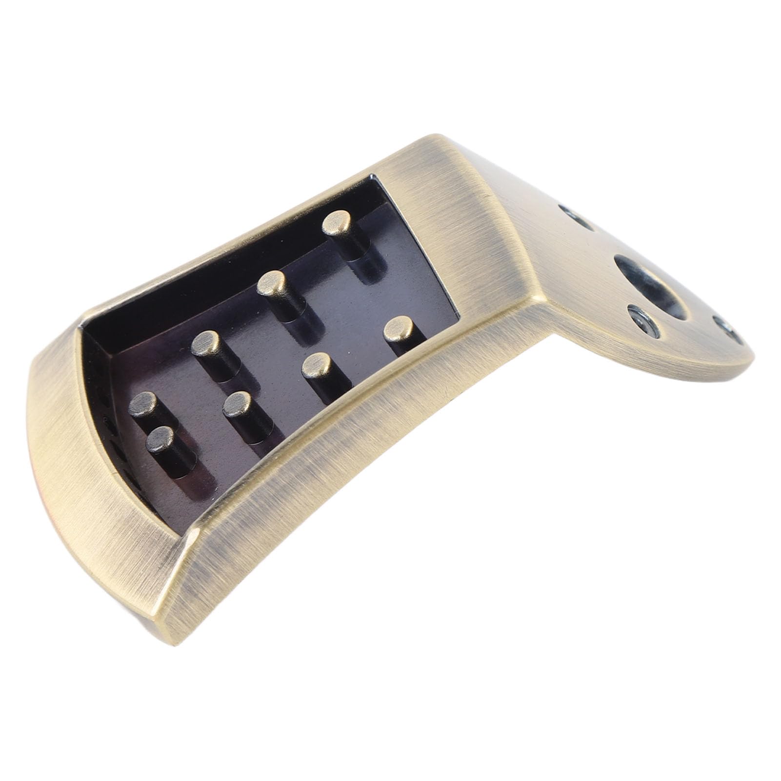 8 String Traditional Mandolin Tailpiece, Zinc Alloy Integrated Casting, No Noise, with Screw, Mandolin Tailpiece Cover Replacement