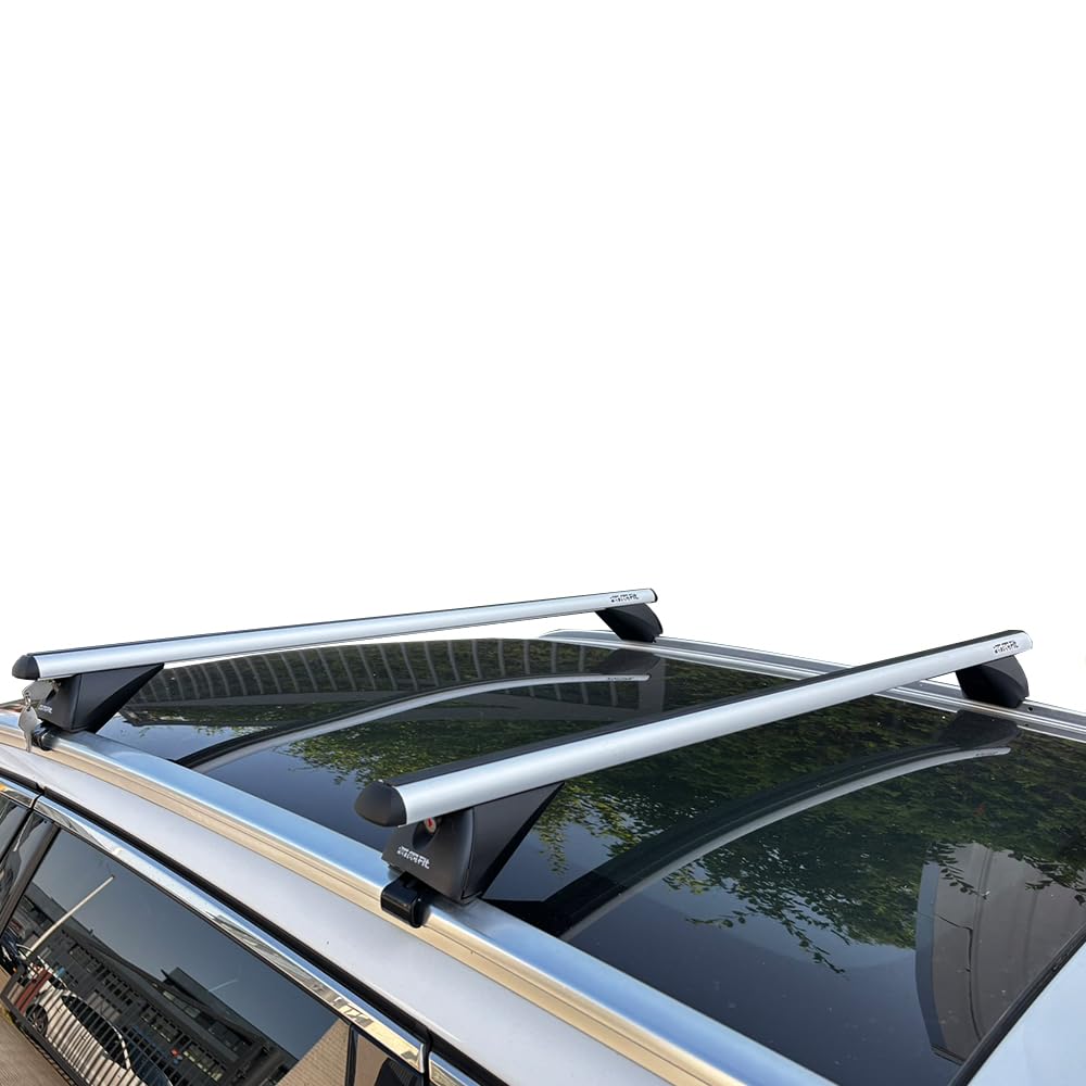 PerfectFit Dachträger Universal 115cm | Geschlossene reling | Aluminium 90kg | Universal Relingträger