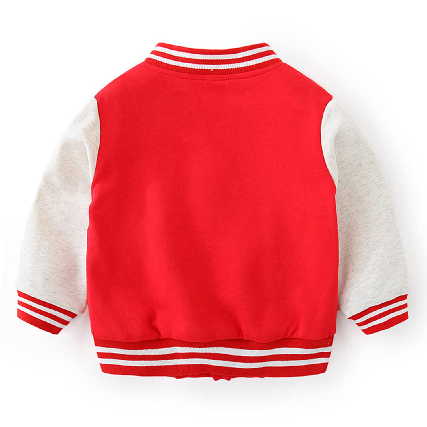 Veste pour bébé garçon - Veste de survêtement à manches longues - Printemps - Automne - Baseball - Veste demi-saison