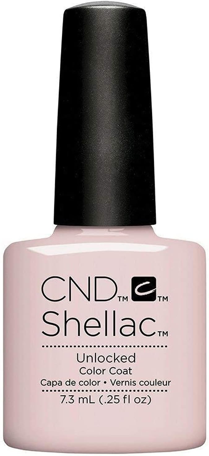 Shellac Gel Nail Polish. Unlocked color.