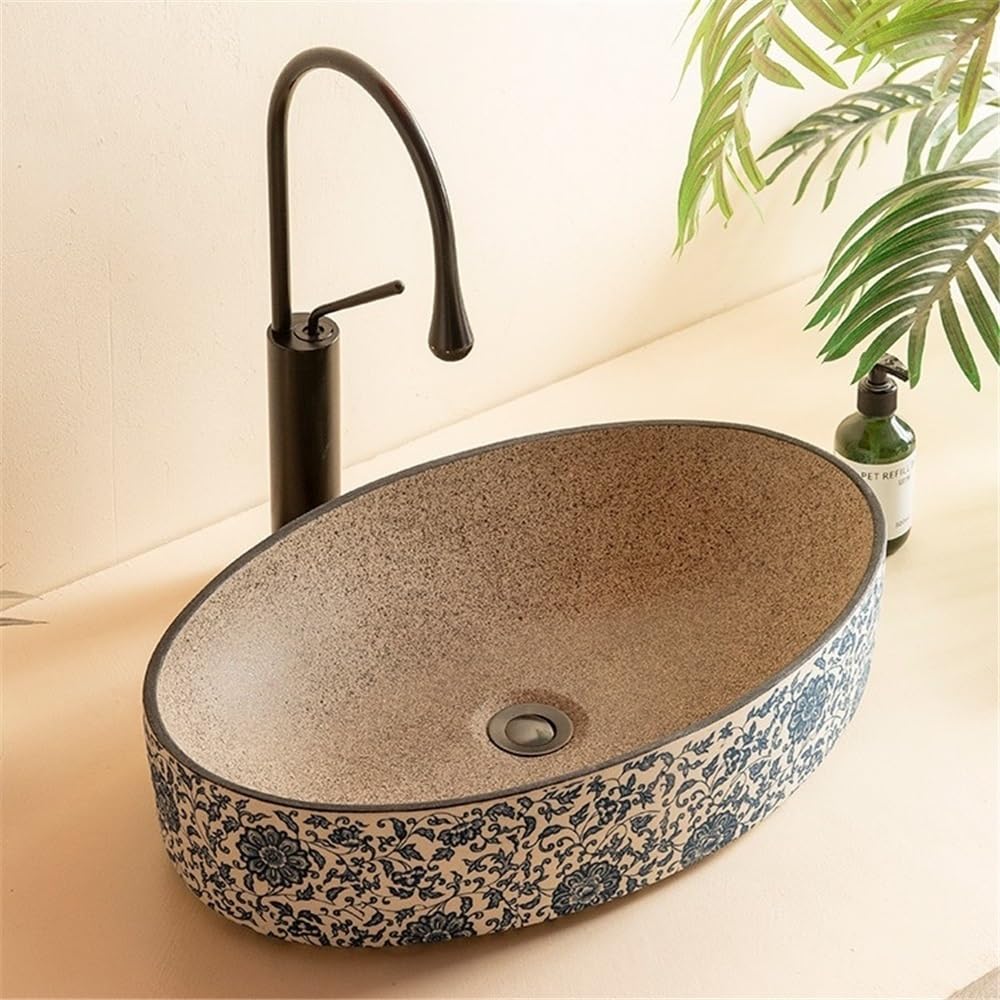 Umywalka Łazienkowa Nablatowa Ceramiczna Umywalka Łazienkowa Balkonowa Toaleta Zewnętrzna Umywalka Nablatowa