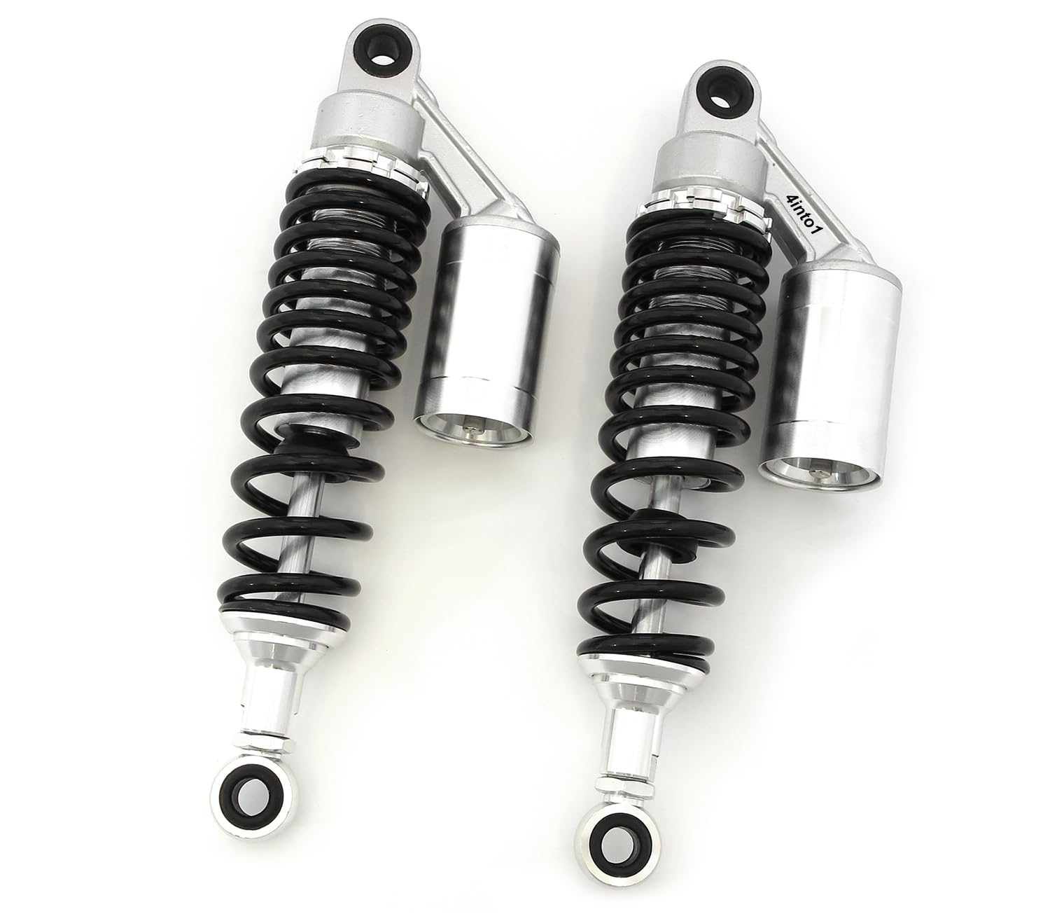 Amazon.com: Silver & Black Remote Reservoir Shocks - Eye To