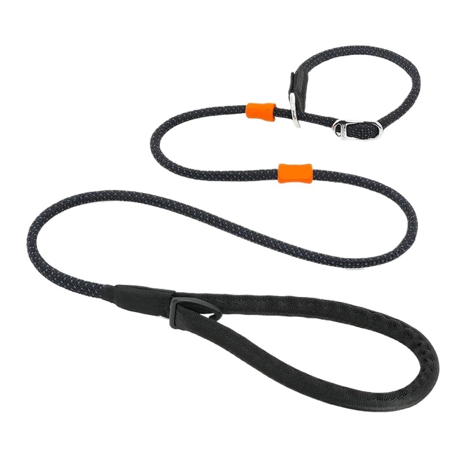 Laisse chien plomb glissement 1.5m pour stopper la traction sans collier