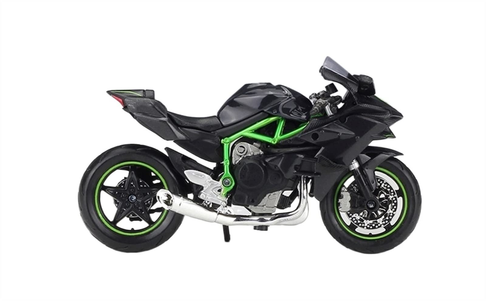 SEYXF Motorbike Toy Toys Motorcycle Collection 1/18 for Kawasaki Ninja H2R Alloy Model Birthday Gift