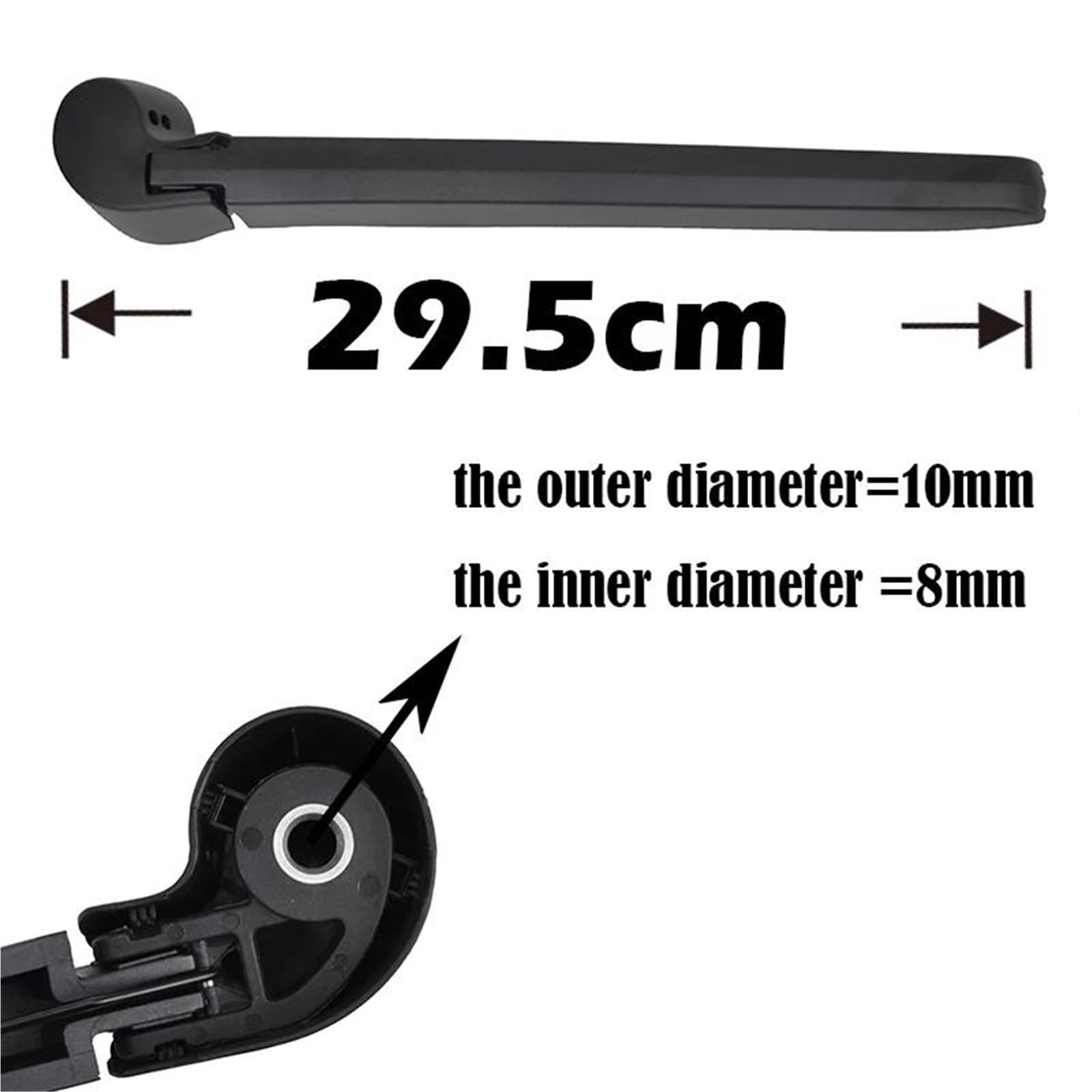 Kit Set Braccio E Spazzola Tergicristallo Posteriore da 14" per P&orsche per Cayenne 2010-2017 Parabrezza Parabrezza Portellone Posteriore Finestrino Spazzola Antipioggia Tergicristallo