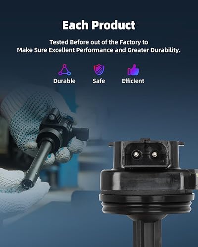 Vista 2222 de ECCPP DG500 6 bobinas de encendido con 6 bujías de iridio 3951 para Ford para Mazda para Mercury 500 Freestyle para Mariner Taurus Escape Tribute