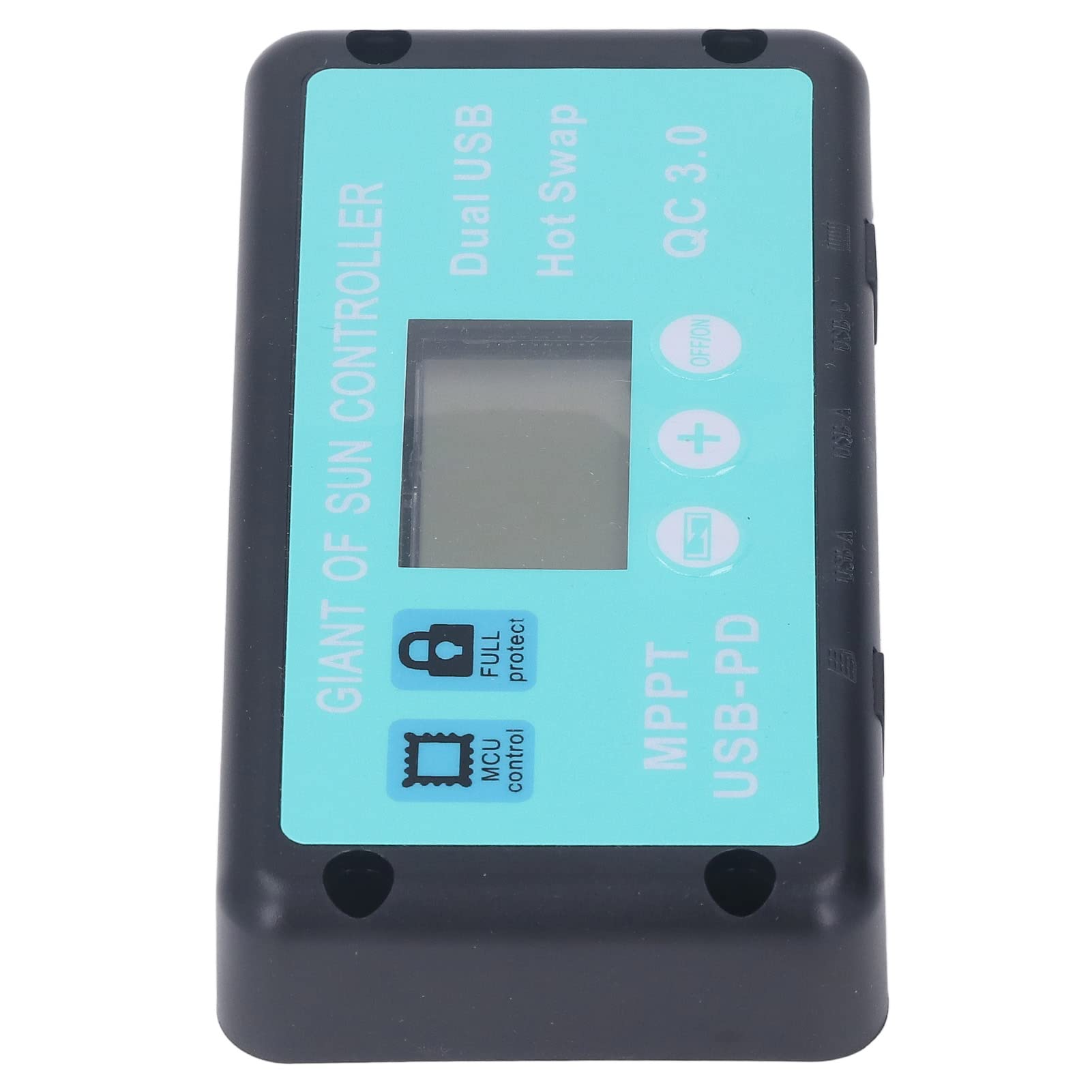 MPPT Solar Charge Controller, 12V 24V Aluminum Automatic Parameter Adjustable Professional Solar Controller High Efficiency Memory Function USB PD QC3.0 for Battery (50A)-image-17