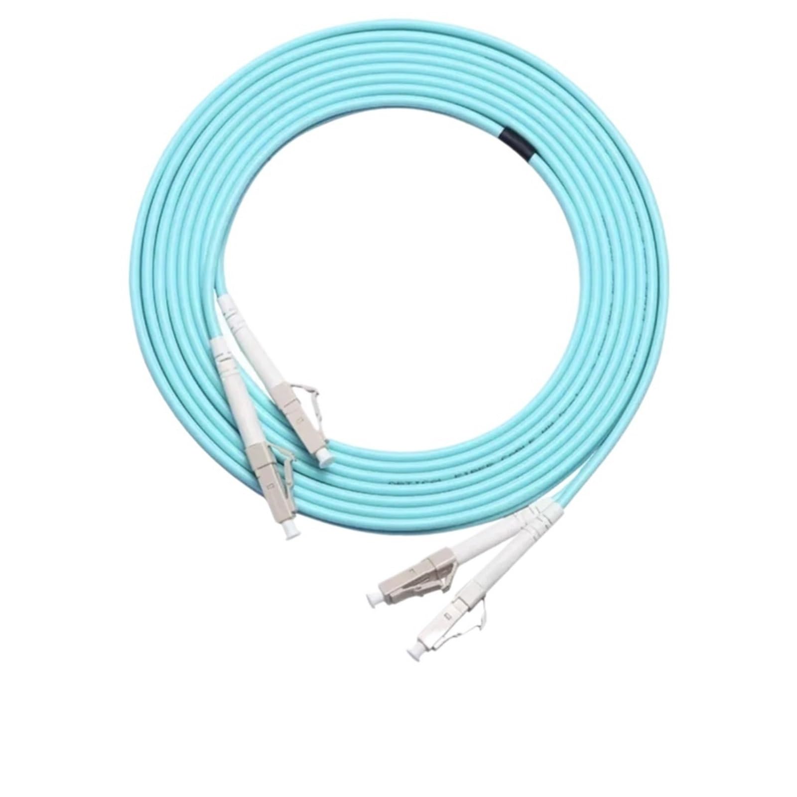 Cordon de raccordement Fibre Optique LC-LC OM3 Duplex 1-100 m DX multimode 3 mm2 mm(30m 1pc OM4)
