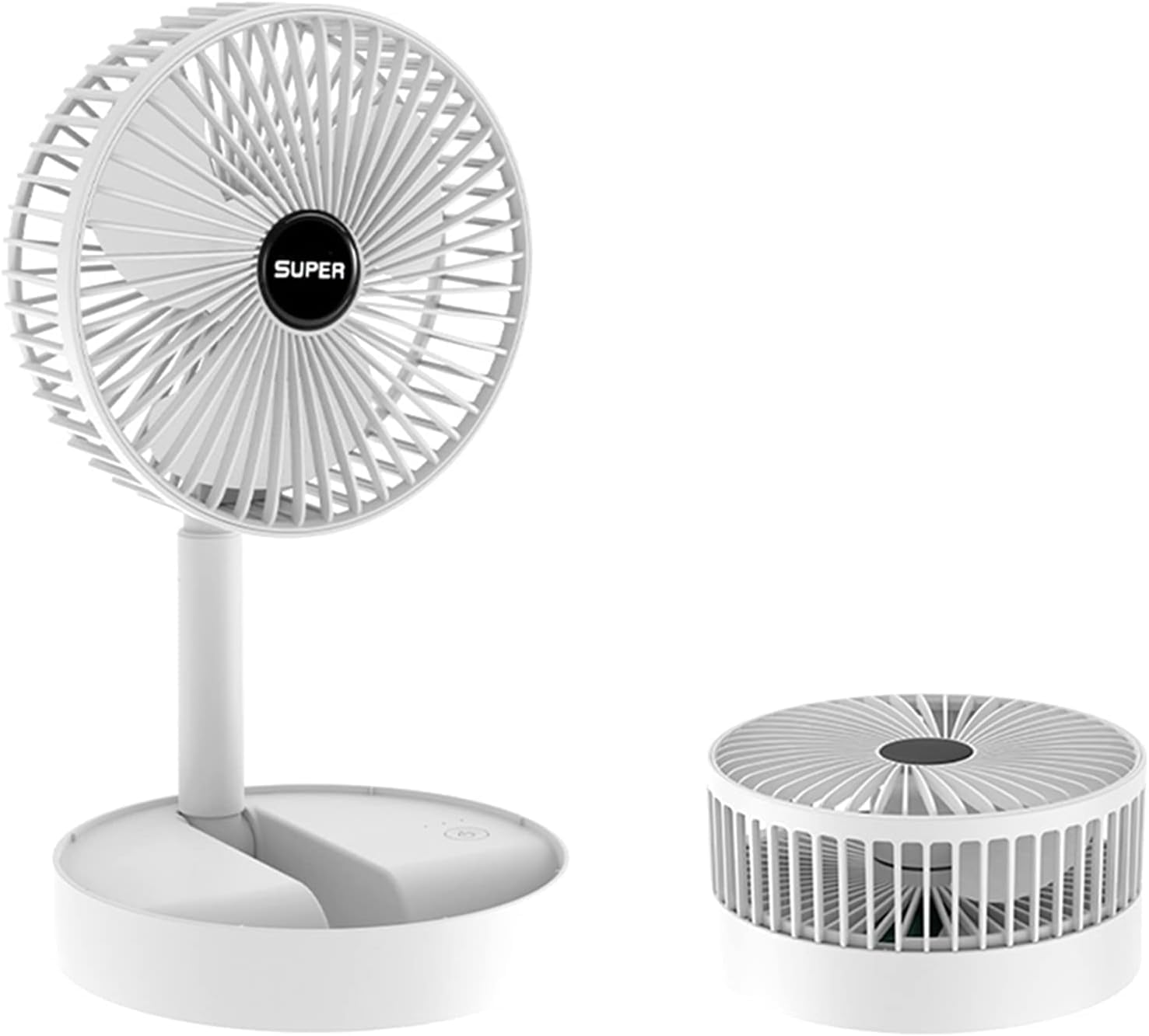 MASIEJ Mexit USB Desk Fan, Mini Desk Folding Fan, 3 Fan Speeds 180° Adjustable Height Angle, Battery USB Powered Silent Small Table Fan for Bedroom Office Outdoor (Green/Black/White) (B0CWXYKVR8) Amazon Price History, Amazon Price Tracker