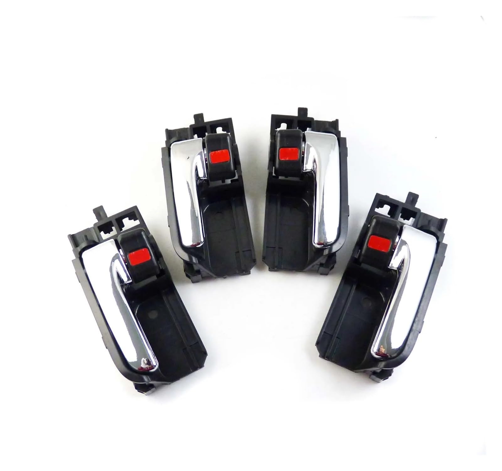 Shengg Left Right Set New Interior Door Handle Chrome & Black Left Right Side 69206-02090 69205-02090 (Color : )