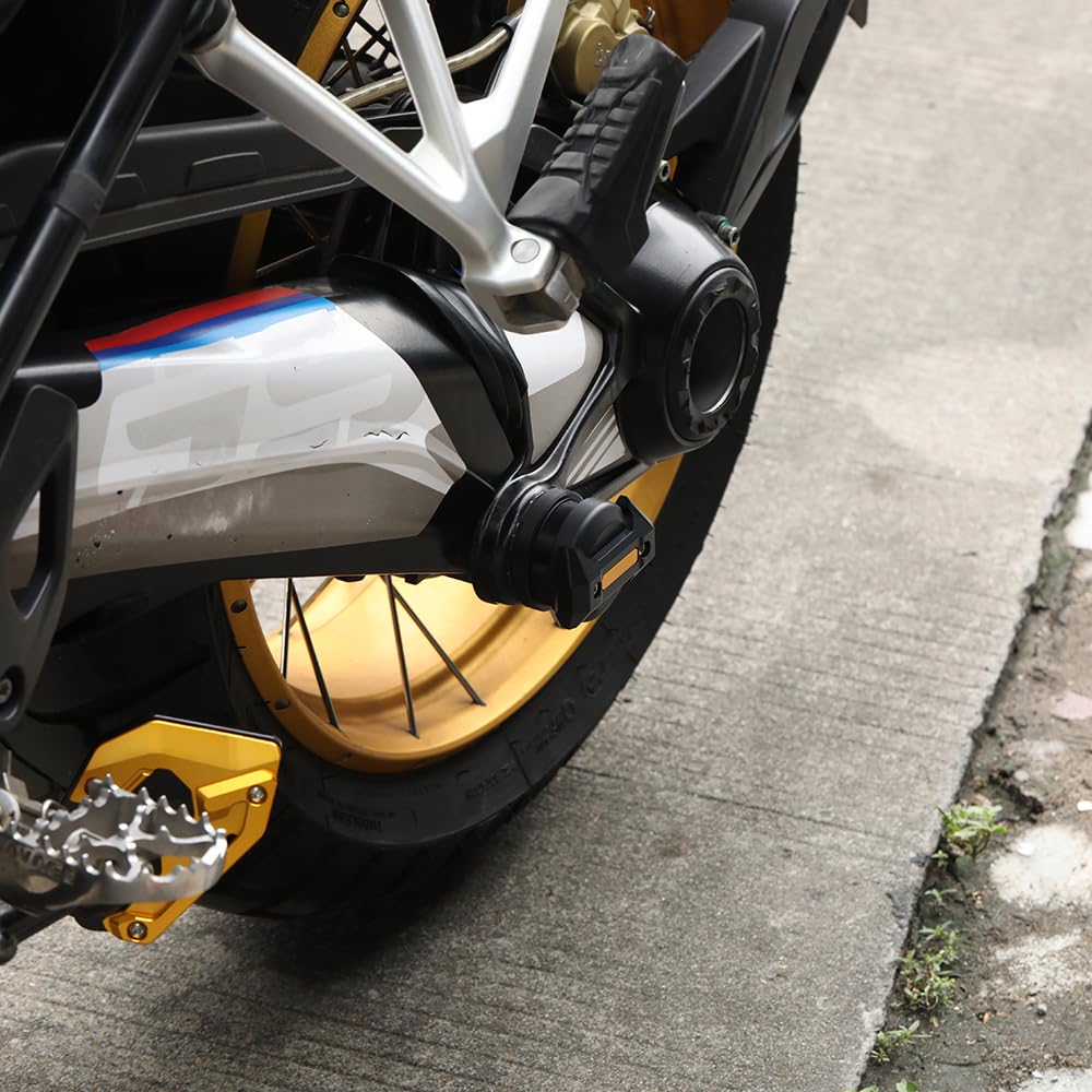 Modeer Per R1250GS / Adventure HP R1250R R1250RS R1250RT R1250RT - Cuscinetti di protezione per moto, ruote Sliders Crash Pad Falling Protector Guard R1250gsa r 1250gs accessori (blu)