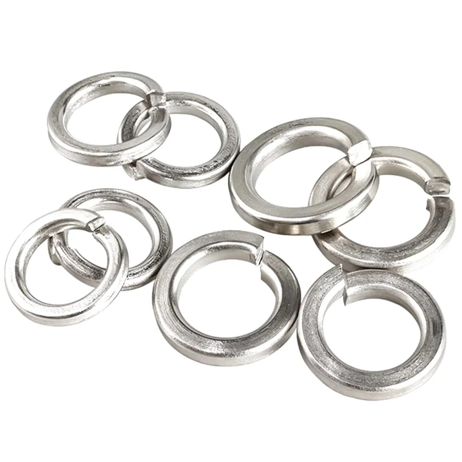 Arandelas de seguridad divididas con resorte acero inoxidable 304