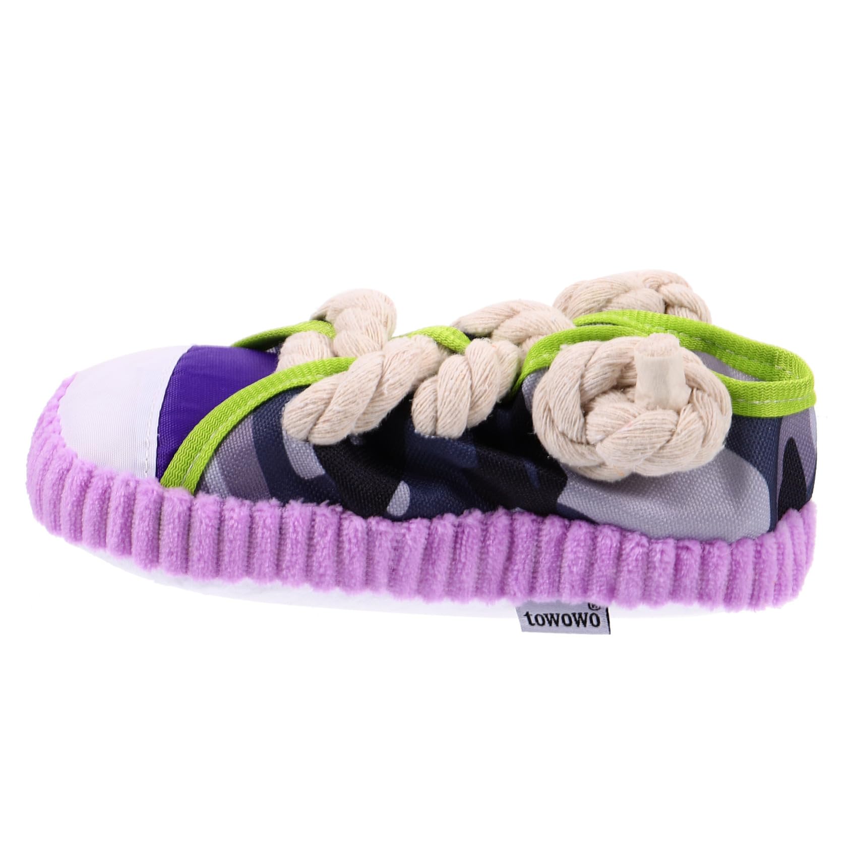Hemobllo Giocattolo per Cani Piccolo Forma di Scarpa con Squeaky Resistente e Sicuro per Denti per Masticazione e Addestramento Cani di Taglia Piccola e Media