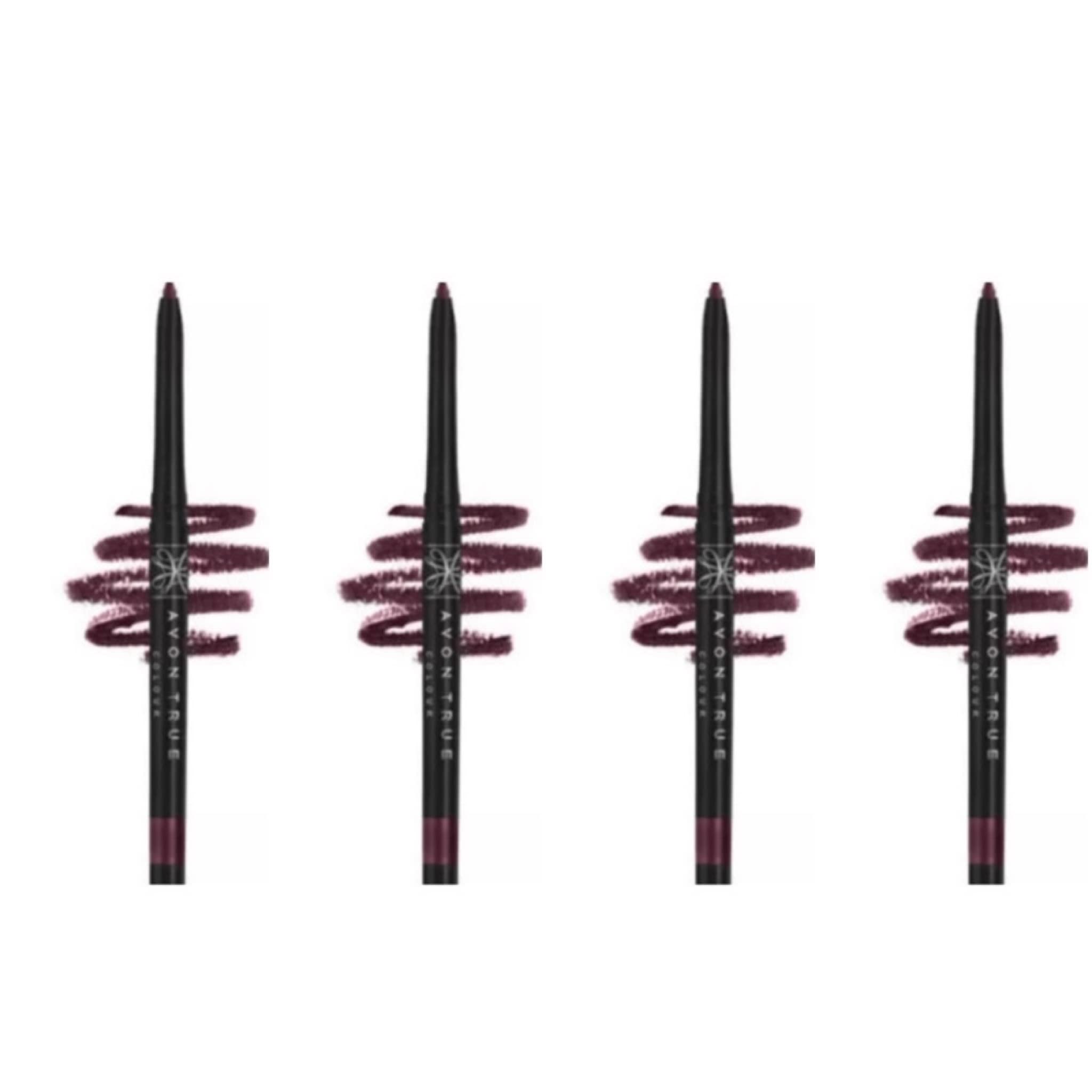 4x Avon True Colour Glimmerstick Eyeliner - MAJESTIC PLUM