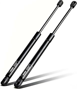 Vepagoo 752762 13 inch 30Lb Gas Strut for Truck Cap Tool Box Shocks, 2Pcs | Snugtop/ATC/Leer Replacement Parts, Pickup Topper Lift, Truck Shell Gas Spring, 5-mins Installation, 10mm Ball Stud