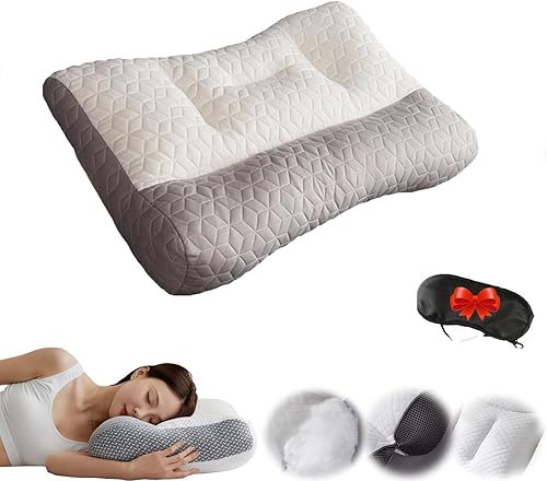 Miniatura 1 de Proease, almohada ortopédica Proease para dormir profundamente, almohada cervical Proease, almohada ergonómica Proease para cuello y hombros (1