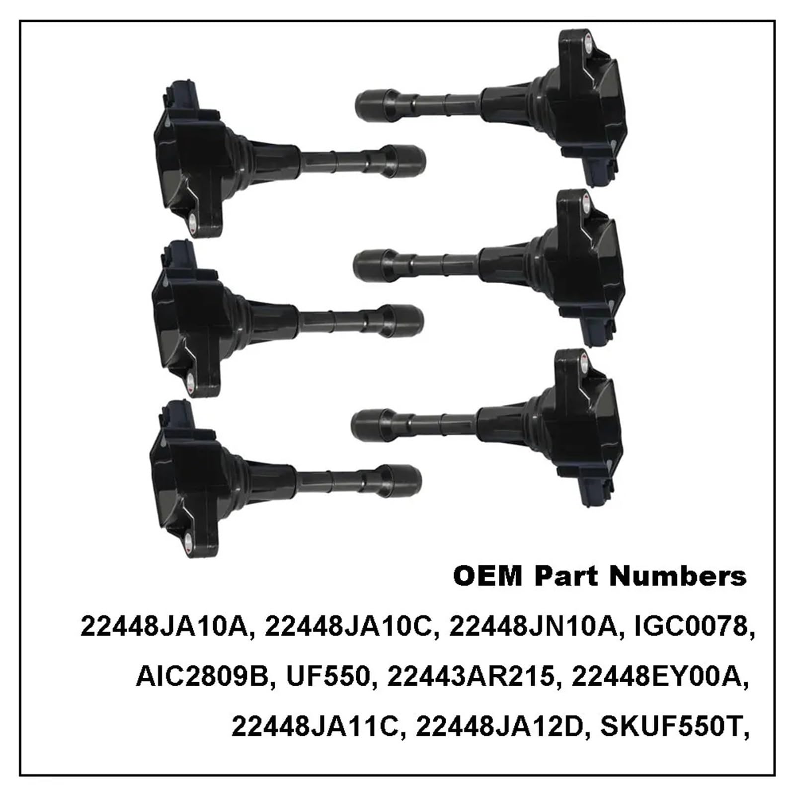 Bobina De Encendido Del Motor 6 uds bujías de bobina encendido para NISSAN QUEST 2013 3.5L V6 MURANO PATHFINDER TEANA para INFINITI reparación