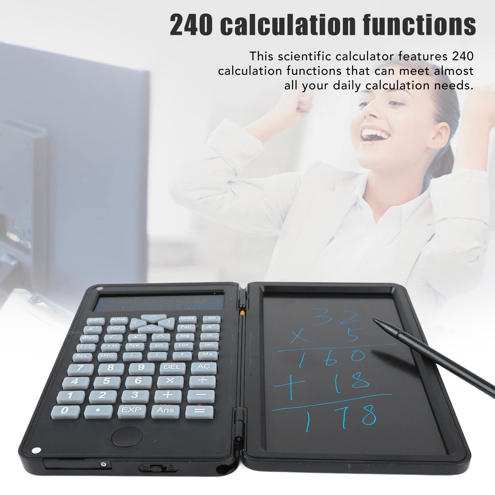 Scientific Calculator with LCD Writing Tablet - Image 3
