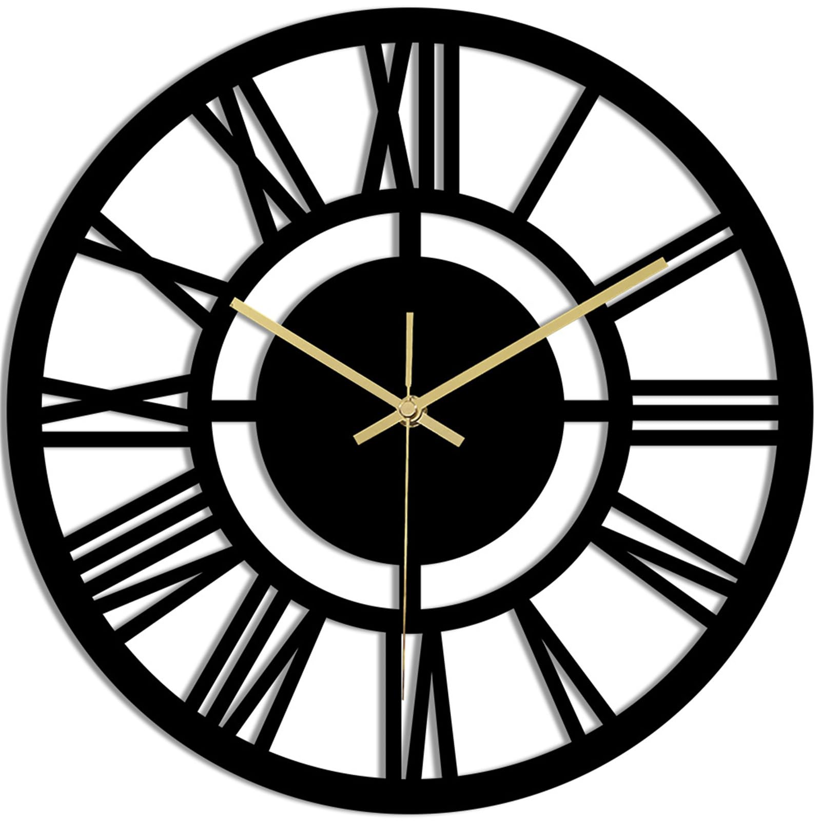 Elnwnnkc Quiet Operate Decoratives Wall Clock Wall Clock Quiet Movement Elegant for Modern Offices Decors