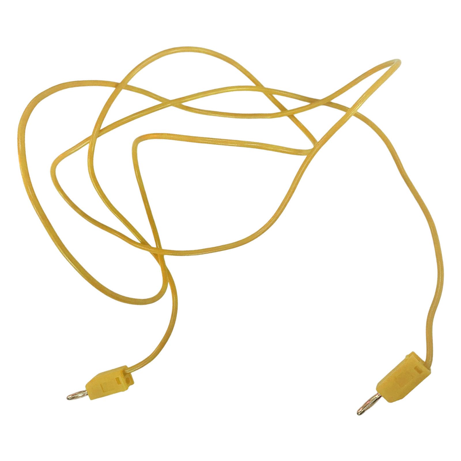 Msioytog Yellow Plate Layer Banana Plugs Cables 10Amp 600V Rating Strong Erosion Resistant For Electrical Instrument Gold Plate Probes