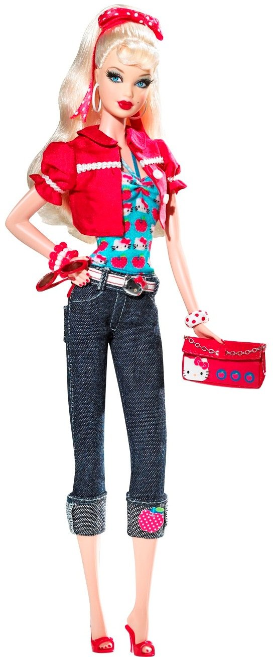 Barbie Hello Kitty ストラップ バービー ハローキティコラボ Amazon 
