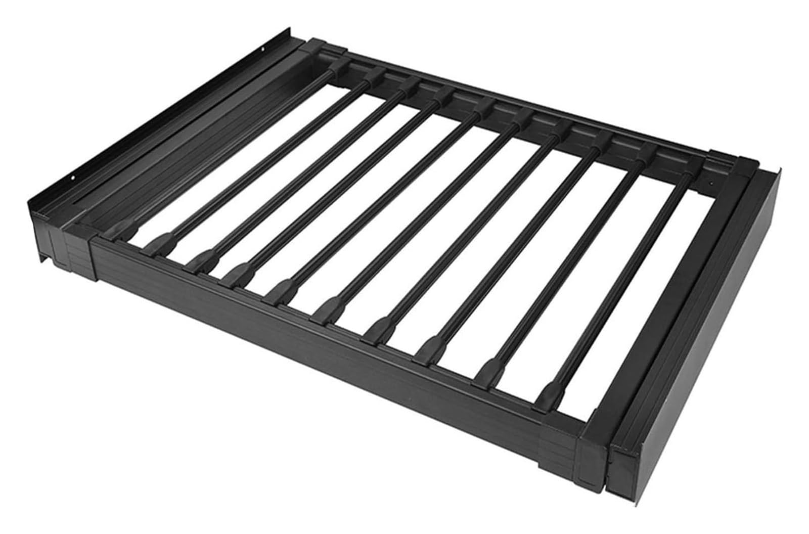 Plastikowy, wysuwany stojak na spodnie ze stopu aluminium