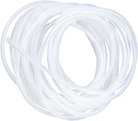 LAVMHAB Élelmiszeripari Szilikon Cső 3x5mm 10m - Átlátszó Flexibilis Víz-Levegő Tömlő Folyadékszállításhoz, Hőálló -50°C-200°C 1