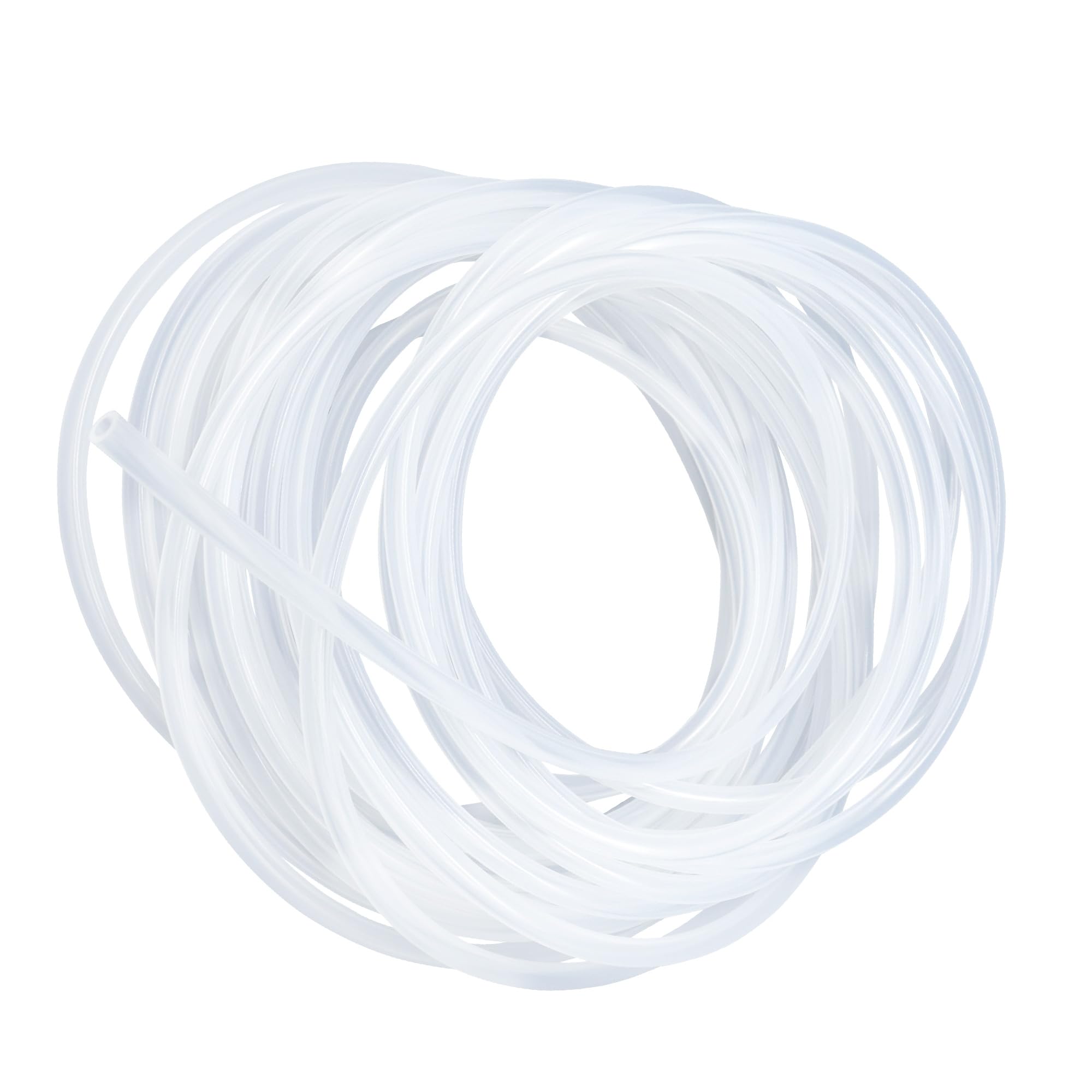 LAVMHAB Silicone Tubing Food Grade Hoses 3mm x 5mm, Length 10 Meters (32.8ft), Flexible Silicone Rubber Tube Air Hose Water Pipes