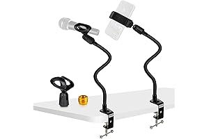 Flexible Gooseneck Microphone Stand - Perfect for Podiums