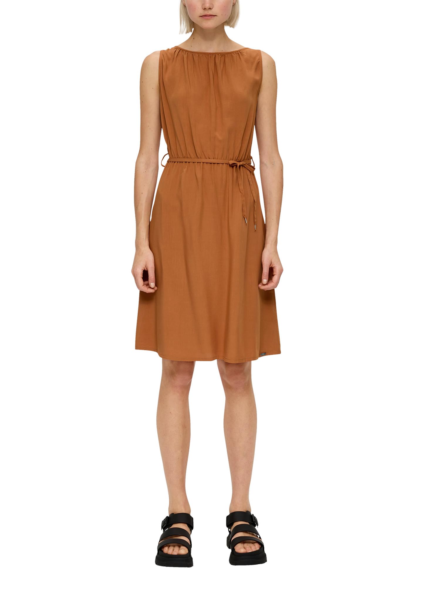 s.Oliver Women's Short Dresses, Brown, 6