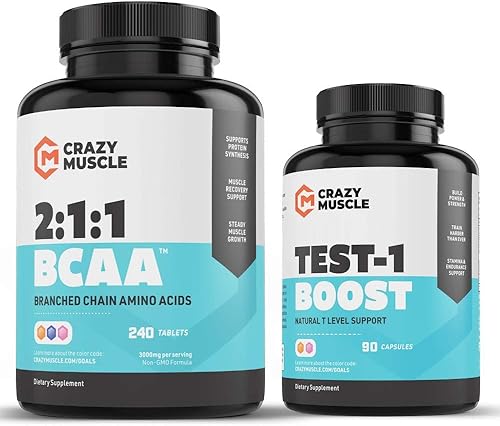 Lo básico Test 1 Boost es imprescindible con BCAA (2 meses de suministro)