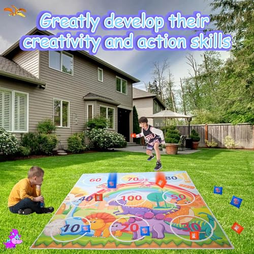 Jeu de lancer sûr pour enfants, jeux d'intérieur, jeux d'extérieur, jeux de pelouse, jeux de jardin - Idéal pour les enfants et les adultes à partir de 3 ans, cadeau pour garçons et filles – Image 6